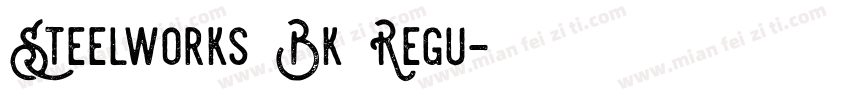 Steelworks Bk Regu字体转换
